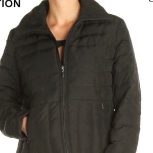 Kenneth Cole Reaction Women's Black Puffer Jacket
